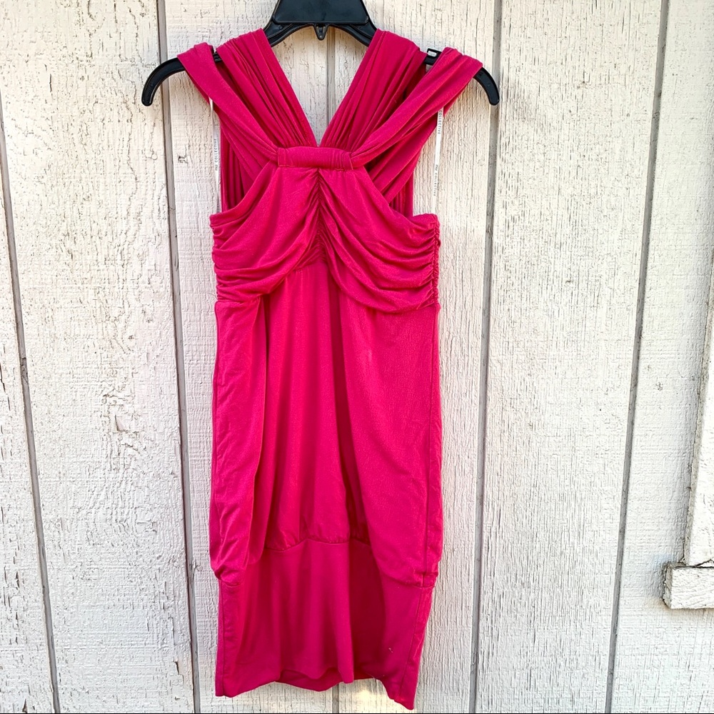 NEW Nu Collective stretch drape mini dress Small